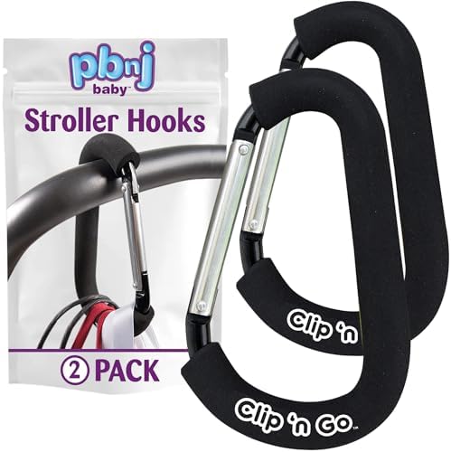 Stroller Hooks for Hanging Diaper Bags Mommy Stroller Clip and