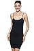 KHAYA Full Slip for Women Under Dress Basic Spaghetti Strap Slips Undergarment Nightwear Camisole Sexy Chemise