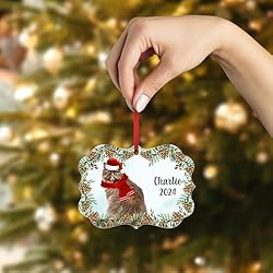 Tortoiseshell Persian Cat Christmas Ornament 2024