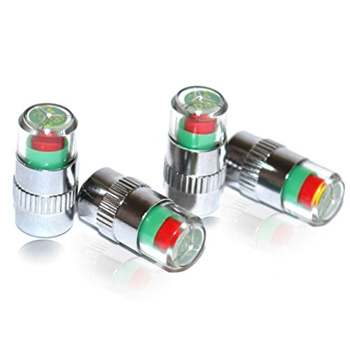 Daycount 4 Pcs 2.4 Bar 35 PSI Auto Car Tire Pressure Monitor Valve Stem Caps Sensor Indicator Alert Diagnostic Tools Kits - Thumbnail 7