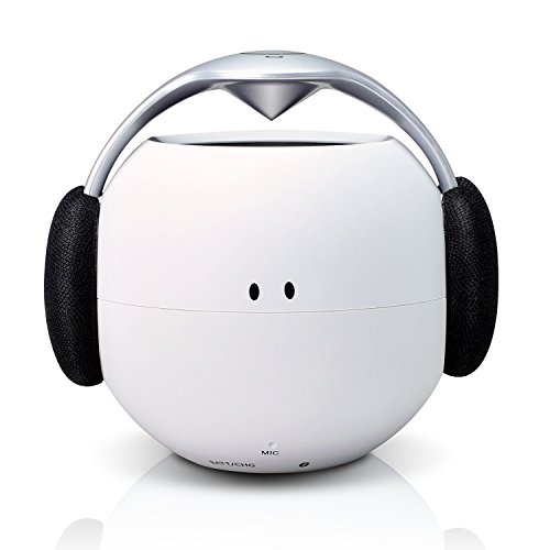 COWIN YOYO Portable Shower Bluetooth Speakers Wireless Waterproof Bluetooth Speaker for iPhone iPad Laptop Samsung - White