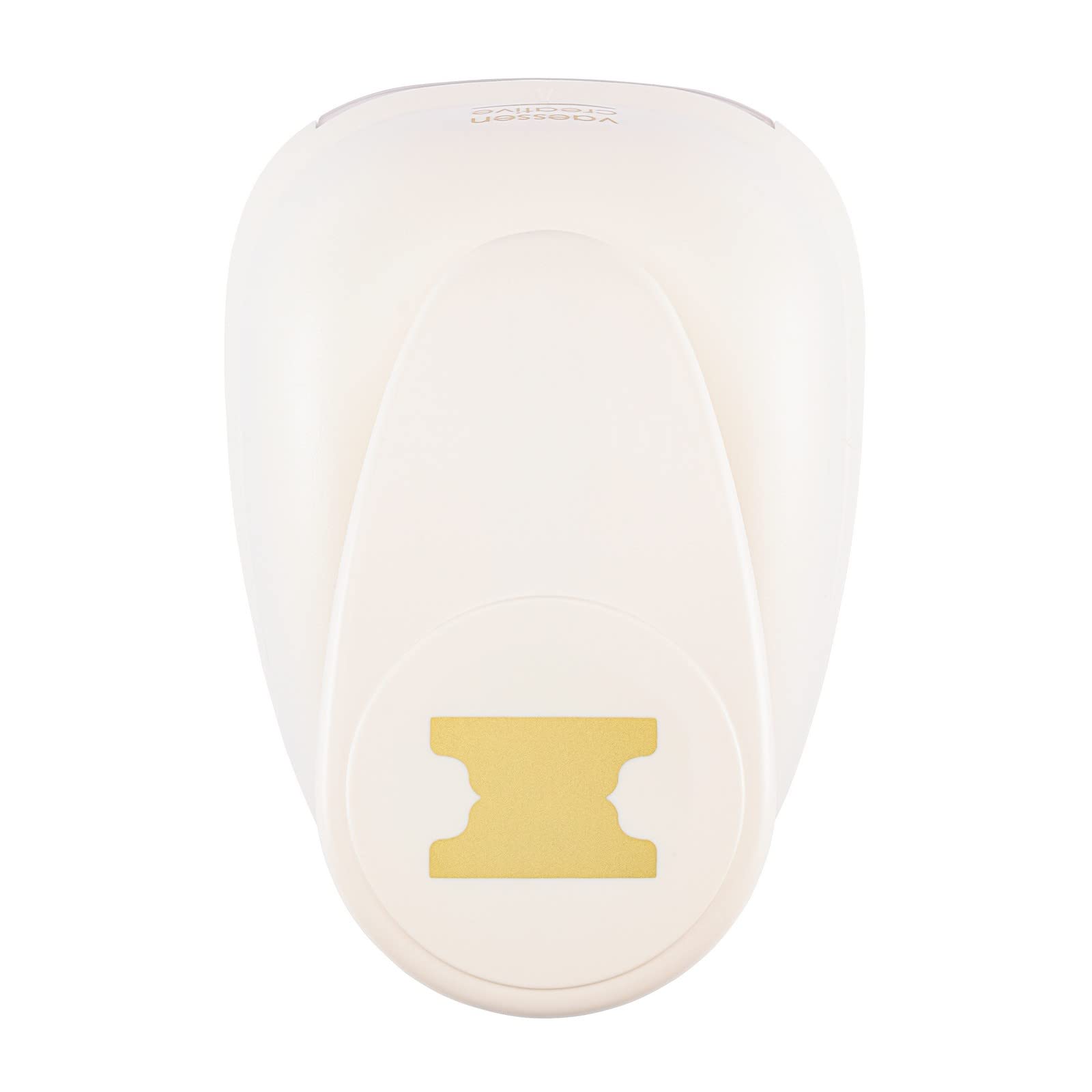 Vaessen Creative Craft Paper Punch - Label - 4,4 x 6,2 cm - Circle Cutter for Crafting and Card Making