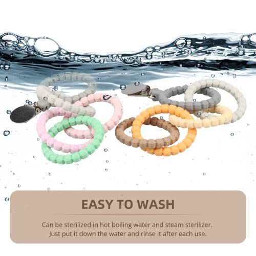 Kalovin Teether Rings, Silicone Sensory Teething Ring, Baby Teether