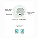 KssFire Portable 2 Models LED Children Night Light Rechargeable Baby Silicone Night Lamp Soft Nursery Lamp Sensitive Tap Control for Baby Bedroom (Model 1)