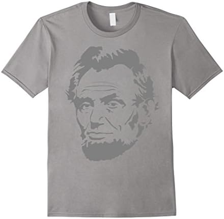 Men's Abraham Lincoln t-shirt - Abe - President - America Medium Slate