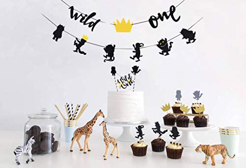 Jagger M Where The Wild Things Are Inspired Cupcake Topper Set Of