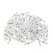 100pcs Waterproof Solder Seal Heat Shrink Butt Terminal Connectors with Soldering Sleeve