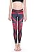 COCOLEGGINGS Women Breathable Elastic Ankle-Length Legging Tights Black L