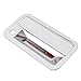 E-Autogrilles Triple Chrome Tailgate Handle Cover With Keyhole for 88-98 Chevy / GMC C/K Series / 92-99 Suburban/Tahoe/Yukon / 98-00 Denali / 92-95 Blazer / 99-01 Cadillac Escalade