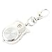 uxcell Mini Key Ring owl Quartz Watch Clock- Silver