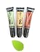 L.A. Girl Pro Conceal Set Orange, Yellow, Green Correctors With Tweezty® Beauty Makeup Blender