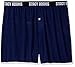 Stacy Adams Men's Big and Tall Boxer Short, Navy, 2XL