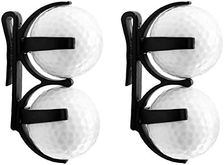 Golf Clip, Aeola Golf Clip Magic Ball Games, Accessory Golf Ball Holder Clip, Black - 6Pcs
