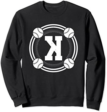 Unisex Baseball Strike Out Sweatshirt 2XL Black