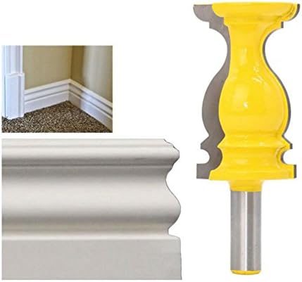 HDDU 1/2 Inch Shank Woodworking Router Bit Door Window Skirting Line Handrail Ceiling Lace Milling Knif Engraving Machine Cutter Knife (H101020)