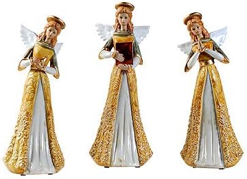 FantasticDecor Angel Statue Figurine 12" Set Of 3