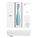 FOREO ISSA Hybrid Rechargeable Electric Toothbrush with Silicone and PBT Polymer Bristles, Mint