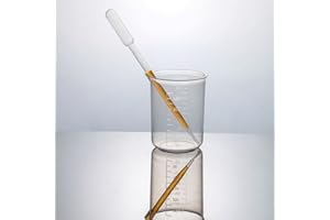 BIPEE 10ml Plastic Pipette Graduated Transparent Dropper for Laboratory Experiment 30cm Length 10pcs