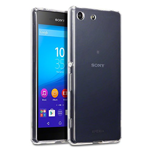 Sony Xperia M5 Cover, Terrapin [SLIM FIT] Xperia M5 Case [Clear] Premium Protective TPU Gel Case for Sony Xperia M5 - Full Clear