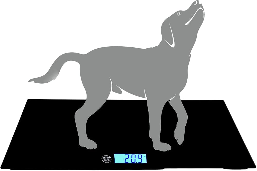 IVhomeshop Digital Pet Scale for Dogs, 220 lb Capacity, 3 Weighing Modes