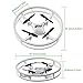Dwi Dowellin Mini Drone for Kids Beginners Indoor RC Quadcopter 2.4Ghz 4CH 6-Axis Nano Drones RTF Helicopter D1 White