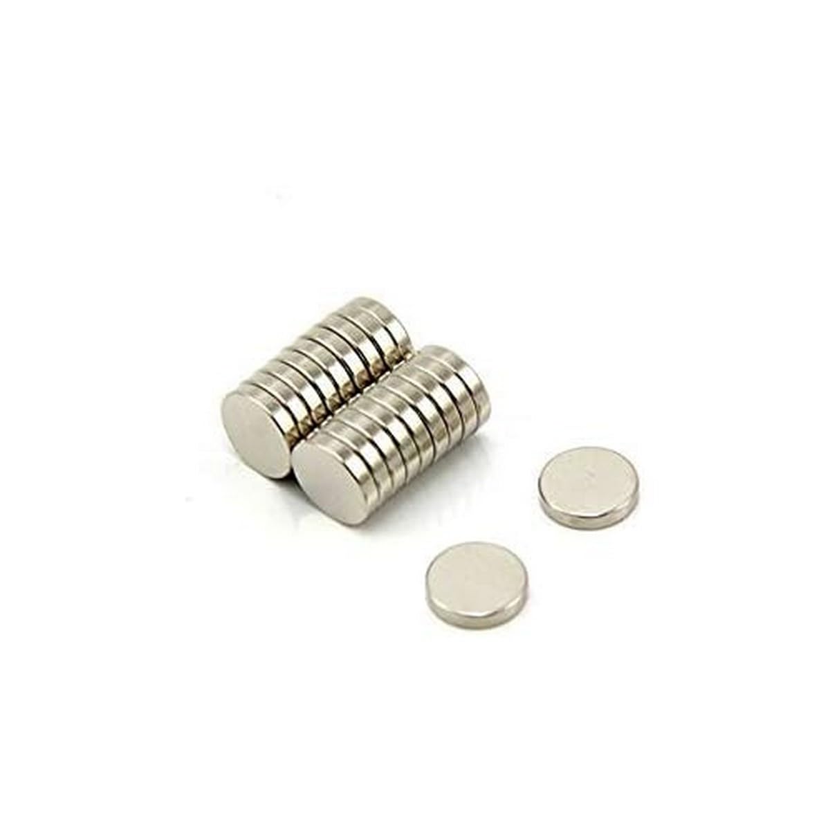 N35 Neodymium Magnet for Arts, Crafts, Model Making, DIY, Hobbies, Office, and Home - 10mm dia x 2mm thick - 1kg Pull - Pack of 20