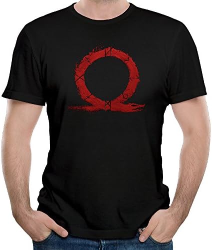Men's God Of War Logo T Shirts Funny Printing Shirt