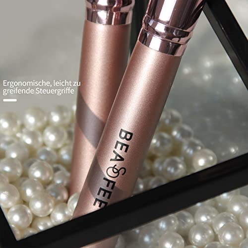 Kabuki Make up Pinsel, BEASOFEE Make up Pinsel mit flacher Oberseite, Pudrige oder Flüssige Foundation - Dichte Synthetische Premium Pinselhaare Mischflüssigkeit, Blend, Concealer