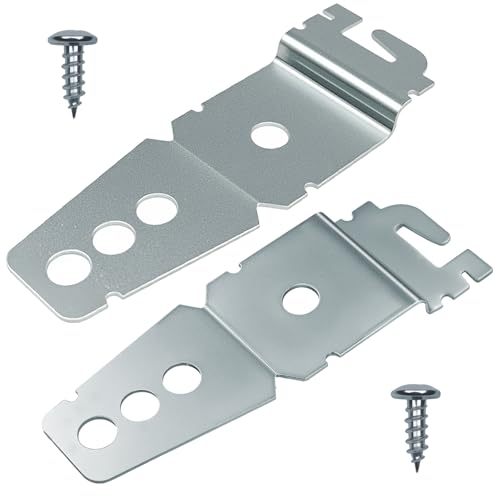 MCSDFN 2 Pack 8269145 Dishwasher Mounting Brackets with Screws, Undercounter Dishwasher Bracket Universal Dishwasher Replacement Parts & Accessories