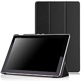 MoKo ASUS ZenPad 10 Case - Slim Lightweight Smart Shell Stand Cover with Auto Wake/Sleep Function for ASUS ZenPad Z300C / Z300M / Z301M / Z301ML / Z301MFL 10.1-Inch Tablet, Black