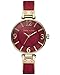 Anne Klein Women's AK/2210BMGB Gold-Tone and Burgundy Marbleized Bangle Watch