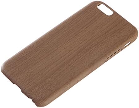iPhone 6 Plus iPhone 6S Plus 5.5" Case Axixi Unique Real Handmade Natural Solid Wood Back Cover Backplate and Hard PC Hybrid On Cover Case for iPhone 6/6S Plus 5.5 inch (Color 7)