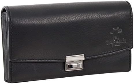 Card case Leather - Leila Card Cover Credit Card case Business Card Holder Wallet Vintage Plain Ladies Brown Leather