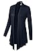 BIADANI Women Open Front Lightweight Cardigan Navy X-Large