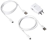 Samsung Cell Phone Combo Pack for Galaxy Note 2/3/4/S3/S4/S5 - Non-Retail Packaging - White