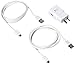 Samsung Cell Phone Combo Pack for Galaxy Note 2/3/4/S3/S4/S5 - Non-Retail Packaging - White