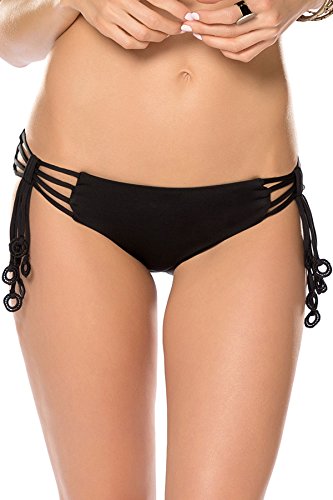 Becca by Rebecca Virtue Women's Siren Tab Side Hipster Bikini Bottom