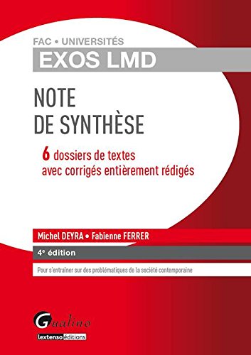 Note de synthèse