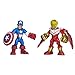 Playskool Heroes Marvel Super Hero Adventures Captain America and Marvel's Falcon Figures