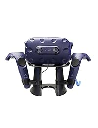 AMVR VR Soporte para auriculares, VR Soporte para HTC Vive Auriculares o HTC Vive Pro Auriculares y Controladores