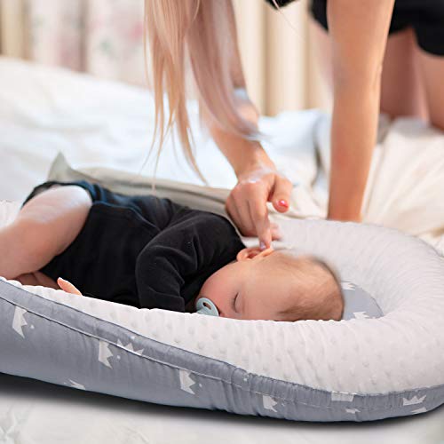 Uaugh Baby Lounger & Infant Floor Seat, Ultra Soft Breathable Cotton