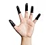 Bertech Static Dissipative Latex Conductive Finger Cots, Powder-Free, Large, Black (Pack of 720)