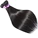 AUTTO Hair Brazilian Virgin Hair Straight Hair One Bundle 28inch 100% Unprocessed Virgin Human Hair Extension Weave Weft Natural Color (100+/-5g)/bundle Can be Dyed and Bleached