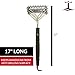 Safe No Bristle Gas Grill BBQ Brush - Rust Proof Triple Stainless Steel Woven Wire Perfect for Weber Char Broil Dyna-Glo Steel Porcelain Ceramic Grates - Long Lasting/Heavy Duty/Barbecue Grill Brush