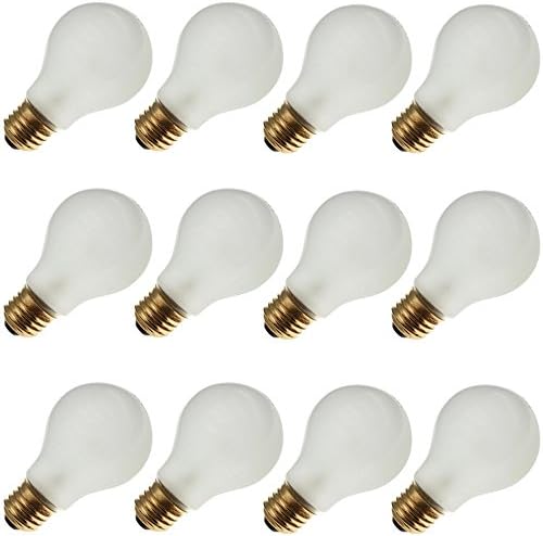 Industrial Performance 60A19/RS 130V, 60 Watt, A19, Medium Screw (E26) Base Rough Service Light Bulb (12 Bulbs)