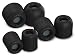 Comply Sport Pro Sx-600 Memory Foam Earphone Tips with SweatGuard, Secure Fit Replacement Earbud Tips for Active Lifestyle (S/M/L, 3 Pairs), Black primary