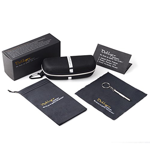 Dollger Double Lens Flip Dual Fashion Sunglasses Steampunk(Black Lens+Silver Frame)