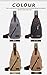 liujingjing Anti Theft Sling Backpack Shoulder Chest Crossbody Bag Lightweight for Men Women Casual Hiking Outdoor Sports Travel Canvas Bag Grey