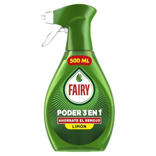 Poder Sin Remojo Limón Spray, Vajilla y Cocina, Antigrasa, 500ml