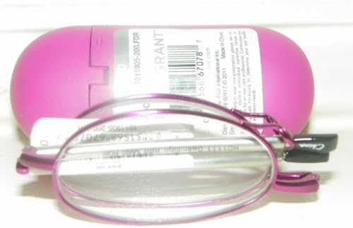2.50 Pink Retractable Foster Grant Reading Glasses (Pink)
